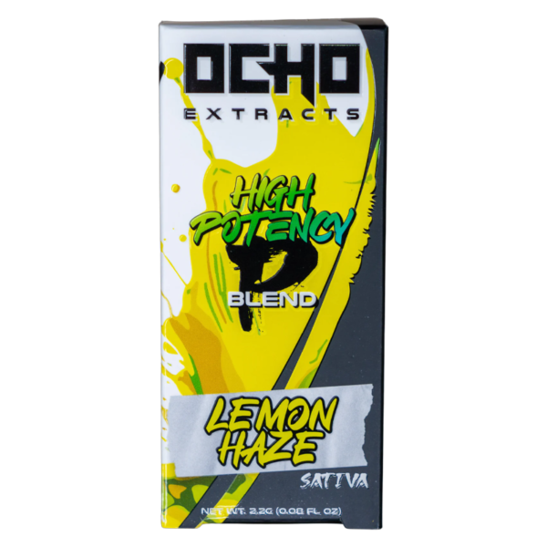 Ocho Extracts - High Potency Disposable - Lemon Haze - Sativa - 2.2g