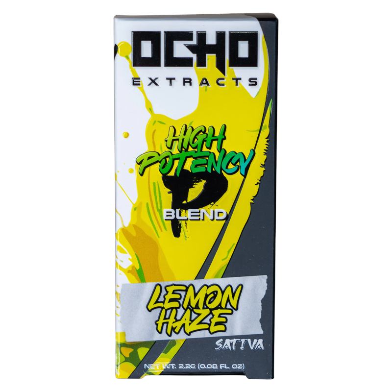 Ocho Extracts - High Potency Disposable - Lemon Haze - Sativa - 2.2g