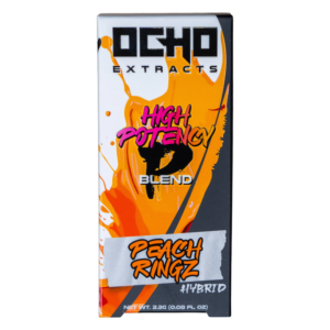 Ocho Extracts - High Potency Disposable - Peach Ringz - Hybrid - 2.2g