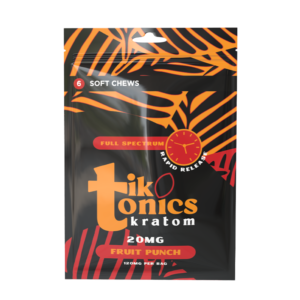 Tiktonics - Kratom Soft Chews - Fruit Punch - 6CT