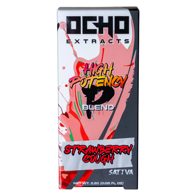 Ocho Extracts - High Potency Disposable - Strawberry Cough - Sativa - 2.2g