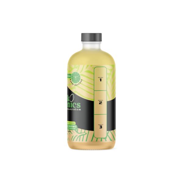 Tiktonics - Kava + Kratom - Pineapple Paradise - 2oz Shot