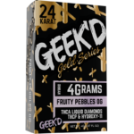 Geek'd Extracts - 24K Gold Series - Disposable - 4g - Fruity Pebbles OG - Hybrid