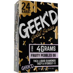 Geek'd - 24K Gold Series - Disposable - 4g - Fruity Pebbles OG - Hybrid