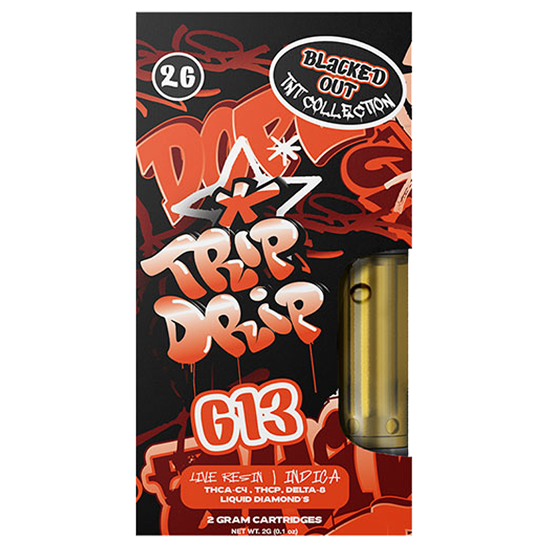 Trip Drip - TNT Collection (Blacked Out) - G13 - Indica - 2g Cartridge