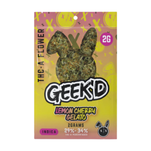 Geek'd - THCA Flower - Lemon Cherry Gelato - Indica - 2G