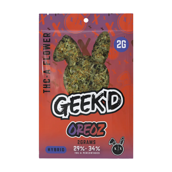 Geek'd - THCA Flower - Oreoz - Hybrid - 2G