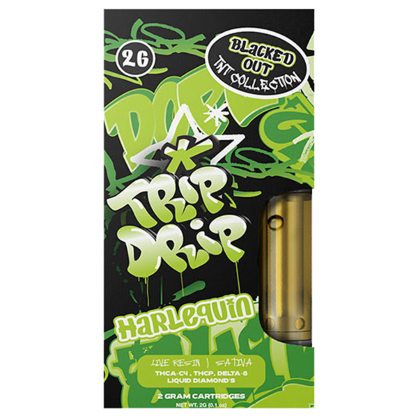 Trip Drip - TNT Collection (Blacked Out) - Harlequin - Sativa - 2g Cartridge