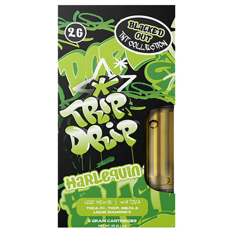 Trip Drip - TNT Collection (Blacked Out) - Harlequin - Sativa - 2g Cartridge