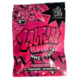 Trip Drip - Zooters HHC + THCP Gummies (5ct) - Passionfruit - 2500mg