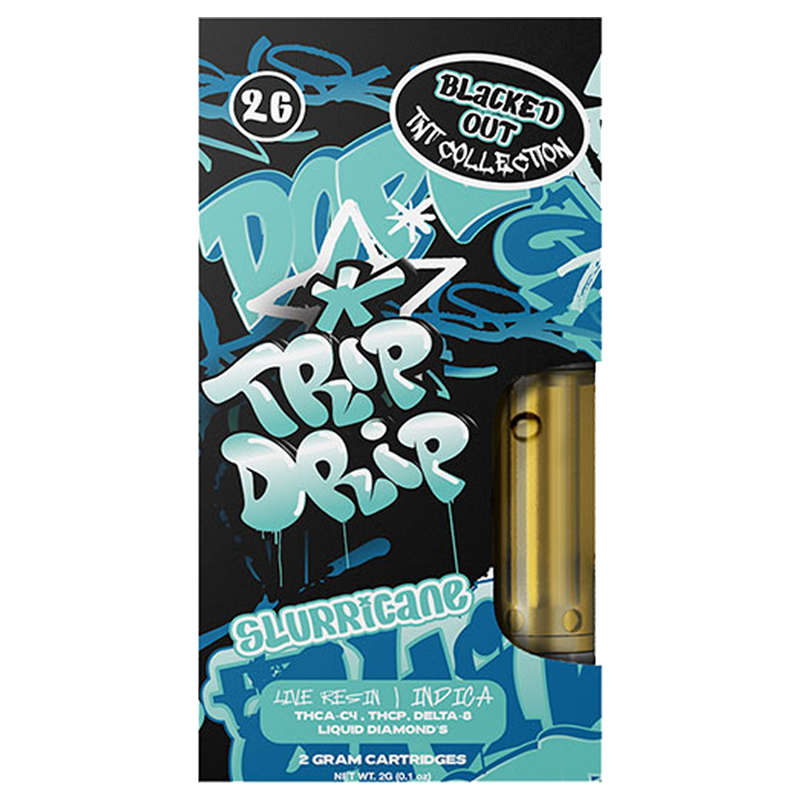 Trip Drip - TNT Collection (Blacked Out) - Slurricane - Indica - 2g Cartridge