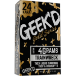 Geek'd Extracts - 24K Gold Series - Disposable - 4g - Trainwreck - Sativa