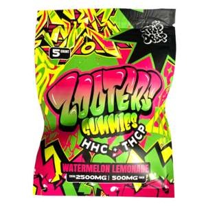 Trip Drip - Zooters HHC + THCP Gummies (5ct) - Watermelon Lemonade - 2500mg