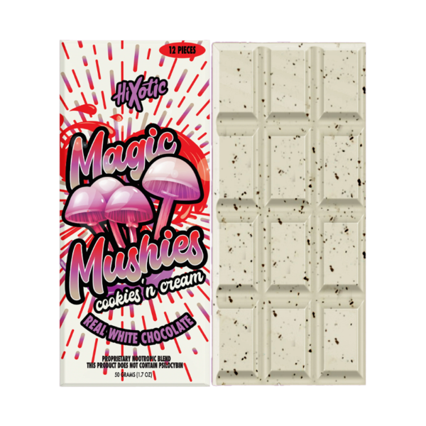 Hixotic - Magic Mushroom Chocolates - Cookies & Cream