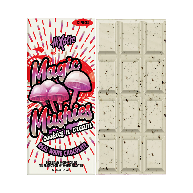 Hixotic - Magic Mushroom Chocolates - Cookies & Cream