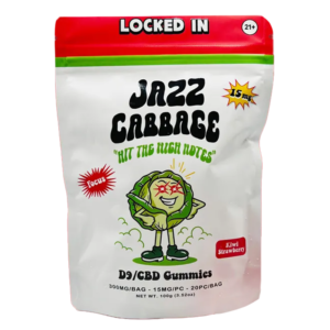 Jazz Cabbage - Locked In - Delta 9 / CBD Gummies - 300mg