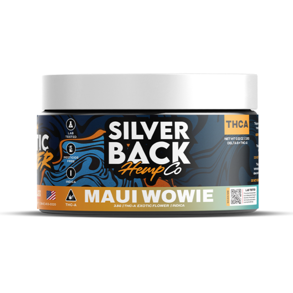 Silverback Hemp Co - Maui Wowie – Indica – 3.5g –  THC-A Exotic Flower