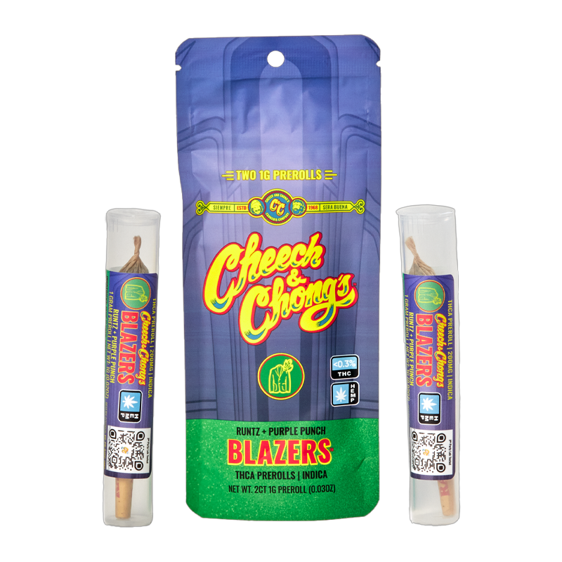 Cheech & Chong's Blazers - Runtz + Purple Punch - Indica - Pre-Roll- 2g