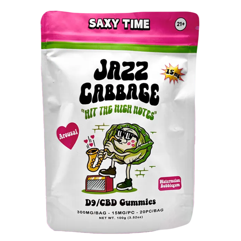 Jazz Cabbage - Saxy Time - Delta 9 / CBD Gummies - 300mg