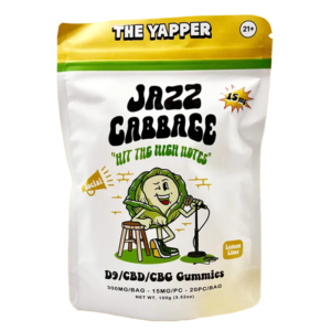 Jazz Cabbage - The Yapper - Delta 9 / CBD / CBG Gummies - 300mg