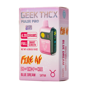 Geek - THCX Pulse Pro Fire AF - Blue Dream (Taurus) - Sativa - Disposable - 4.20G