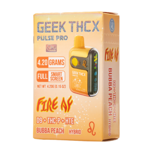 Geek - THCX Pulse Pro Fire AF - Bubba Peach (Leo) - Hybrid - Disposable - 4.20G