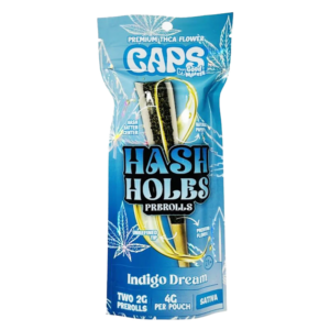 CAPS - Hash Holes - THCA Pre-Rolls - Indigo Dream - Sativa - 4g