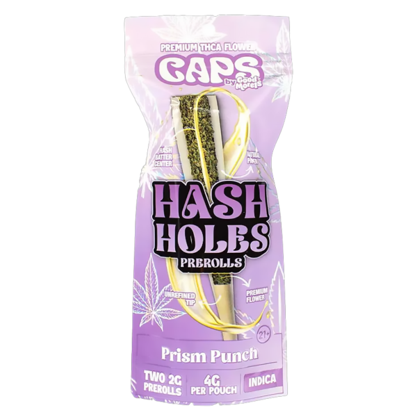 CAPS - Hash Holes - THCA Pre-Rolls - Prism Punch - Indica - 4g