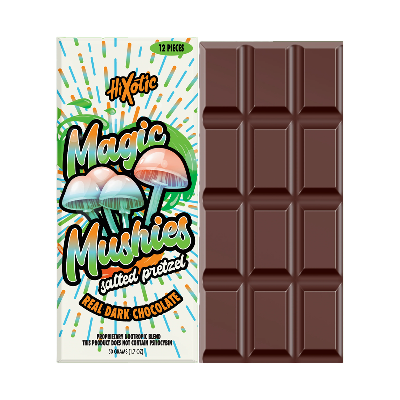 Hixotic - Magic Mushroom Chocolates - Salted Pretzel