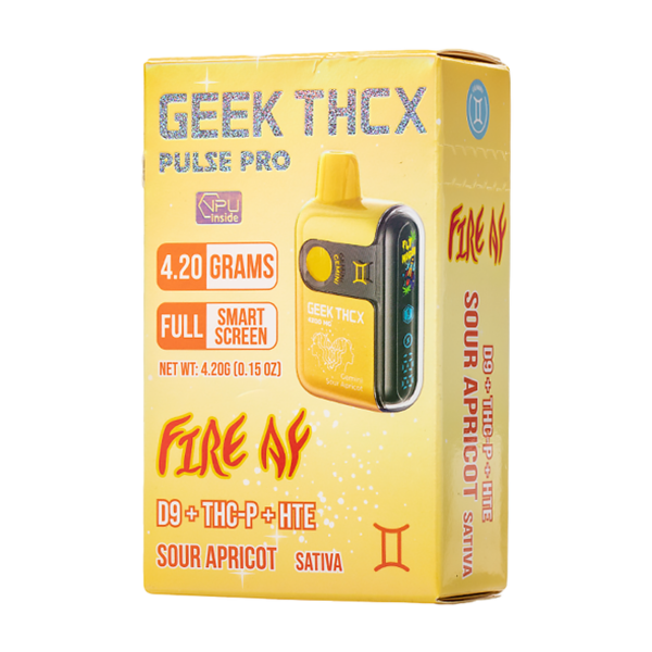 Geek - THCX Pulse Pro Fire AF - Sour Apricot (Gemini) - Sativa - Disposable - 4.20G