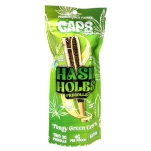 CAPS - Hash Holes - THCA Pre-Rolls - Tangy Green Crack - Sativa - 4g