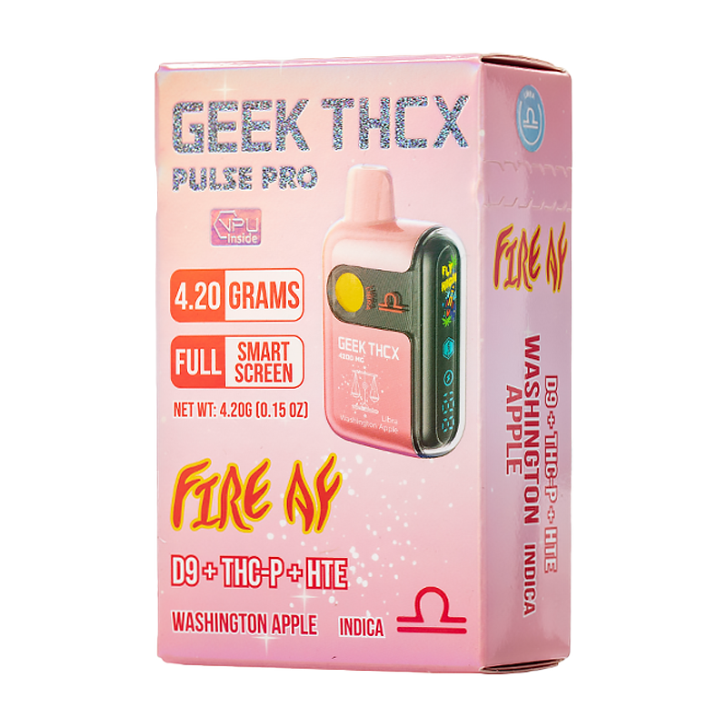 Geek - THCX Pulse Pro Fire AF - Washington Apple (Libra) - Indica - Disposable - 4.20G