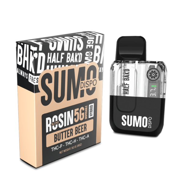 Half Bak'd - Sumo Live Rosin Blend Disposable Vape - 5g