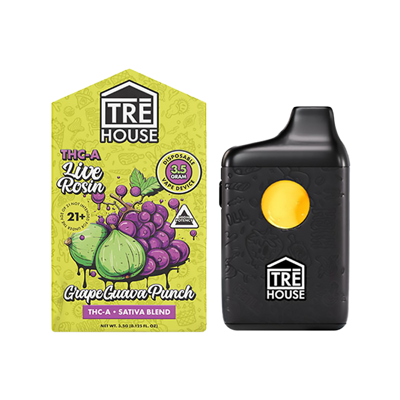 Tre House - Live Rosin Liquid Diamonds Disposable - 3.5g