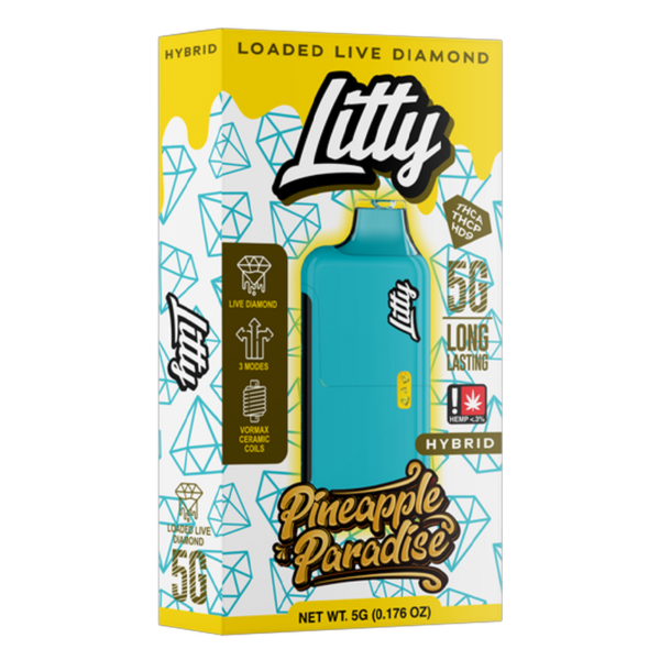 LITTY - Loaded THCA Live Diamonds - Disposable Vape - 5g