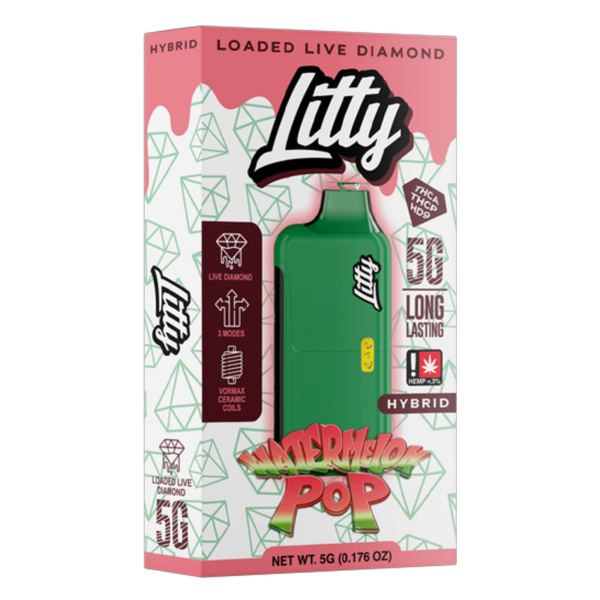 LITTY - Loaded THCA Live Diamonds - Disposable Vape - 5g