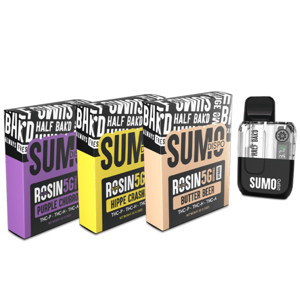 Half Bak'd - Sumo Live Rosin Blend Disposable Vape - 5g
