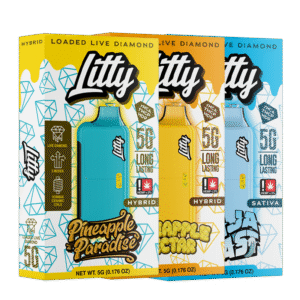 LITTY - Loaded THCA Live Diamonds - Disposable Vape - 5g
