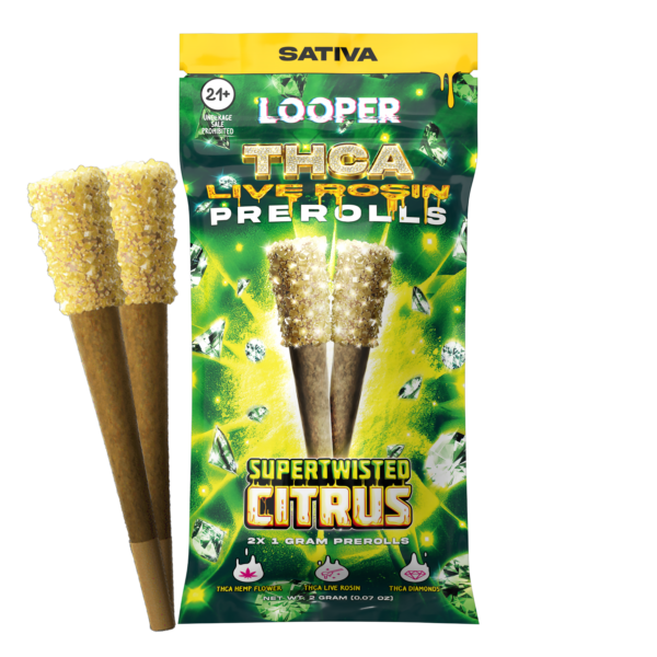 Looper - THCA Live Rosin Pre-rolls - 2g