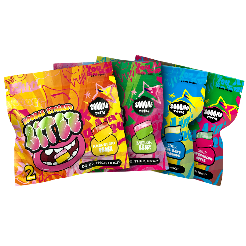 Double Stacked Bitez - Multipack - Delta-8+Delta-9+THC-P+HHC-P