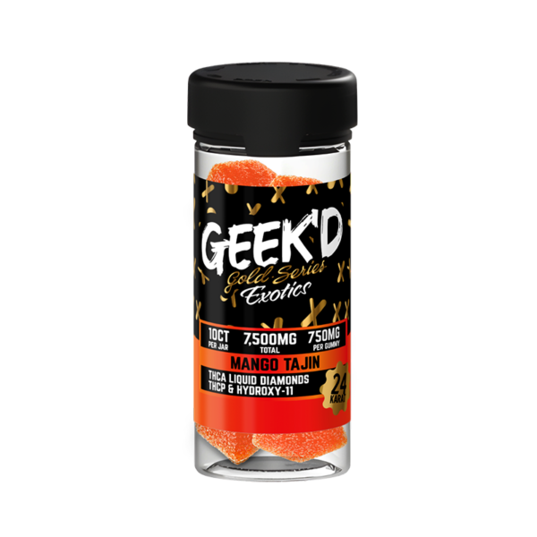 Geek'd Extracts Gold Series Exotics – Tajín Gummies - 7500mg