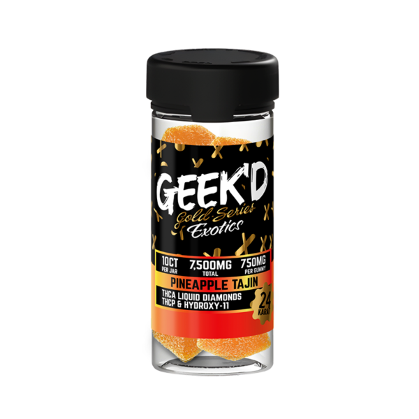 Geek'd Extracts Gold Series Exotics – Tajín Gummies - 7500mg
