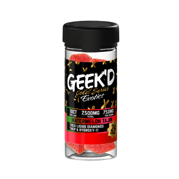 Geek'd Extracts Gold Series Exotics – Tajín Gummies - 7500mg