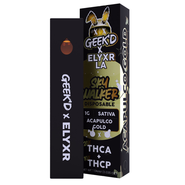 Geek'd x Elyxr LA - THCA + THCP - Disposable - 1g