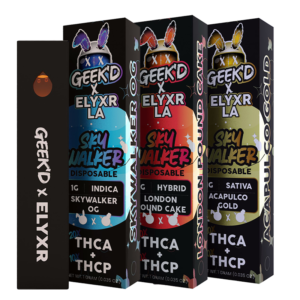 Geek'd x Elyxr LA - THCA + THCP - Disposable - 1g