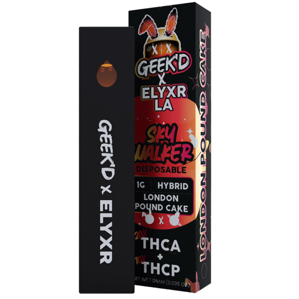 Geek'd x Elyxr LA - THCA + THCP - Disposable - 1g