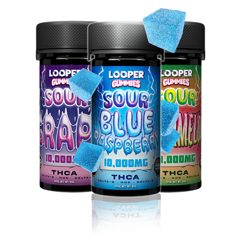Looper - THCA Live Badder SOUR Gummies - 10000mg