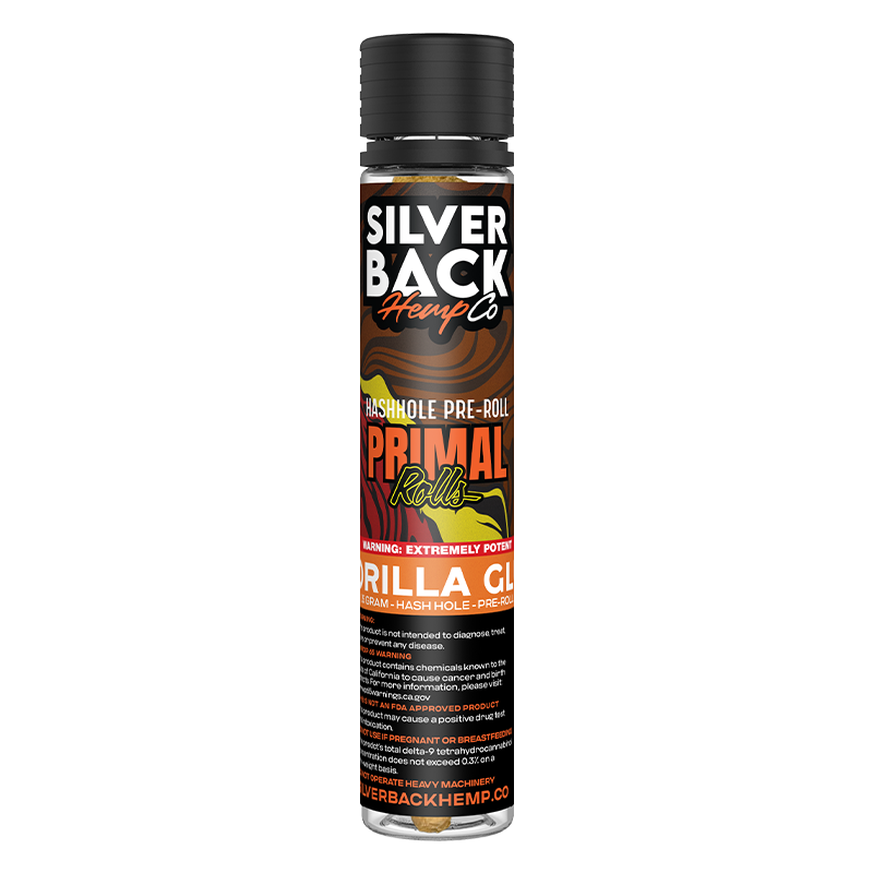 Silverback Hemp Co. - Primal Rolls - Gorilla Glue - 1.5g