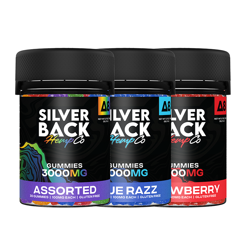 Silverback Hemp Co - Delta 8 Gummies - 3000mg