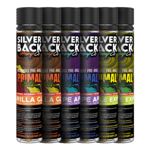Silverback Hemp Co: PRIMAL ROLLS - PRIMAL PACK - 6x1.5g